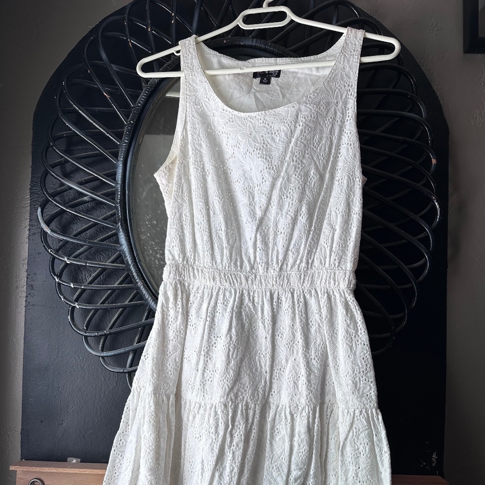 The Webster Miami At Target White Eyelet Dress S Peekaboo Open Back